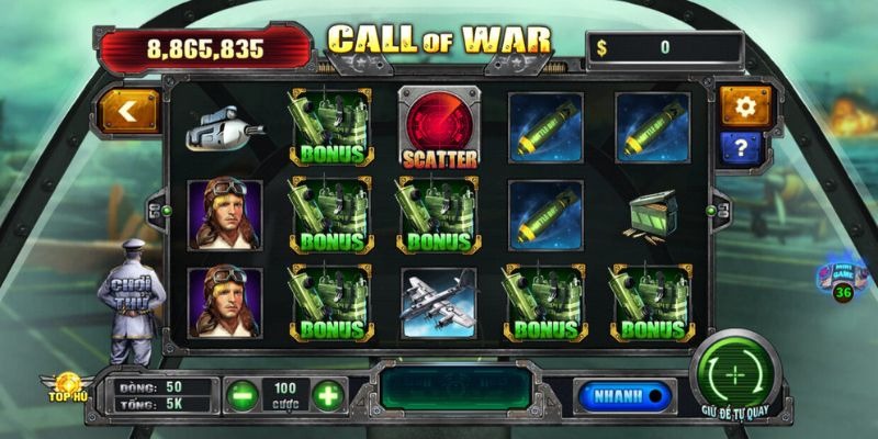 Hệ thống biểu tượng đặc trưng trong Call of War B52